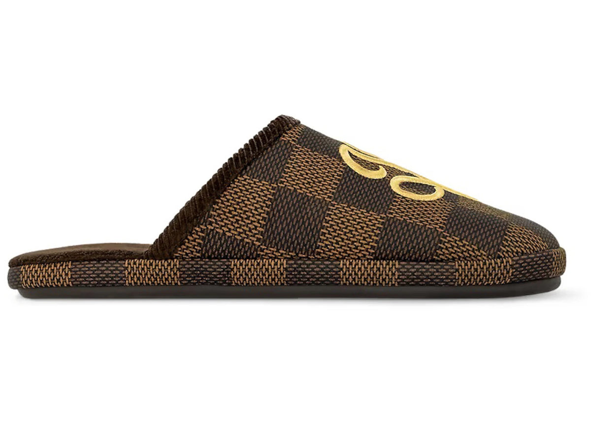 Louis Vuitton LV Palace Slipper Damier Pop Ebene