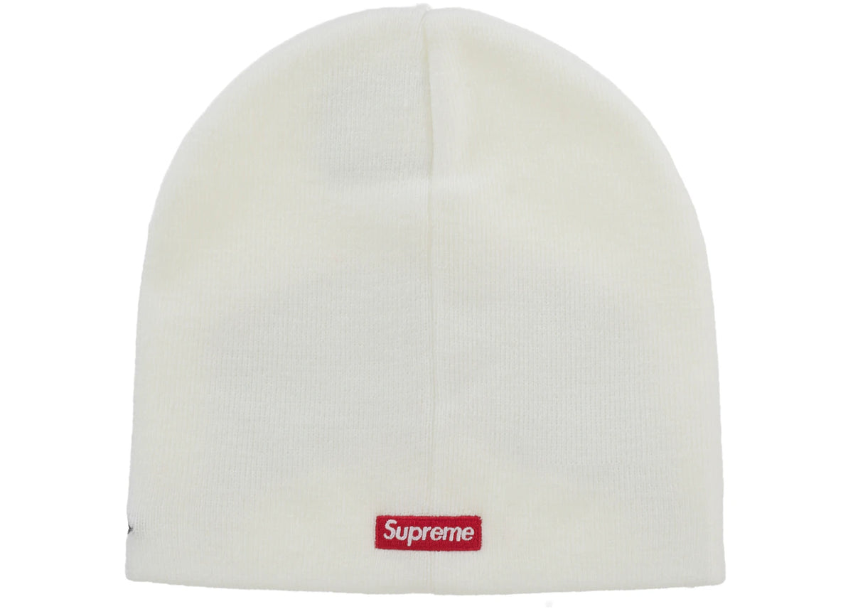 Supreme New Era Rhinestone Beanie (SS26) White