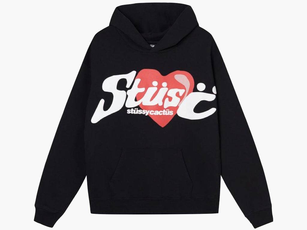 Stussy x CPFM Heart Hoodie Black