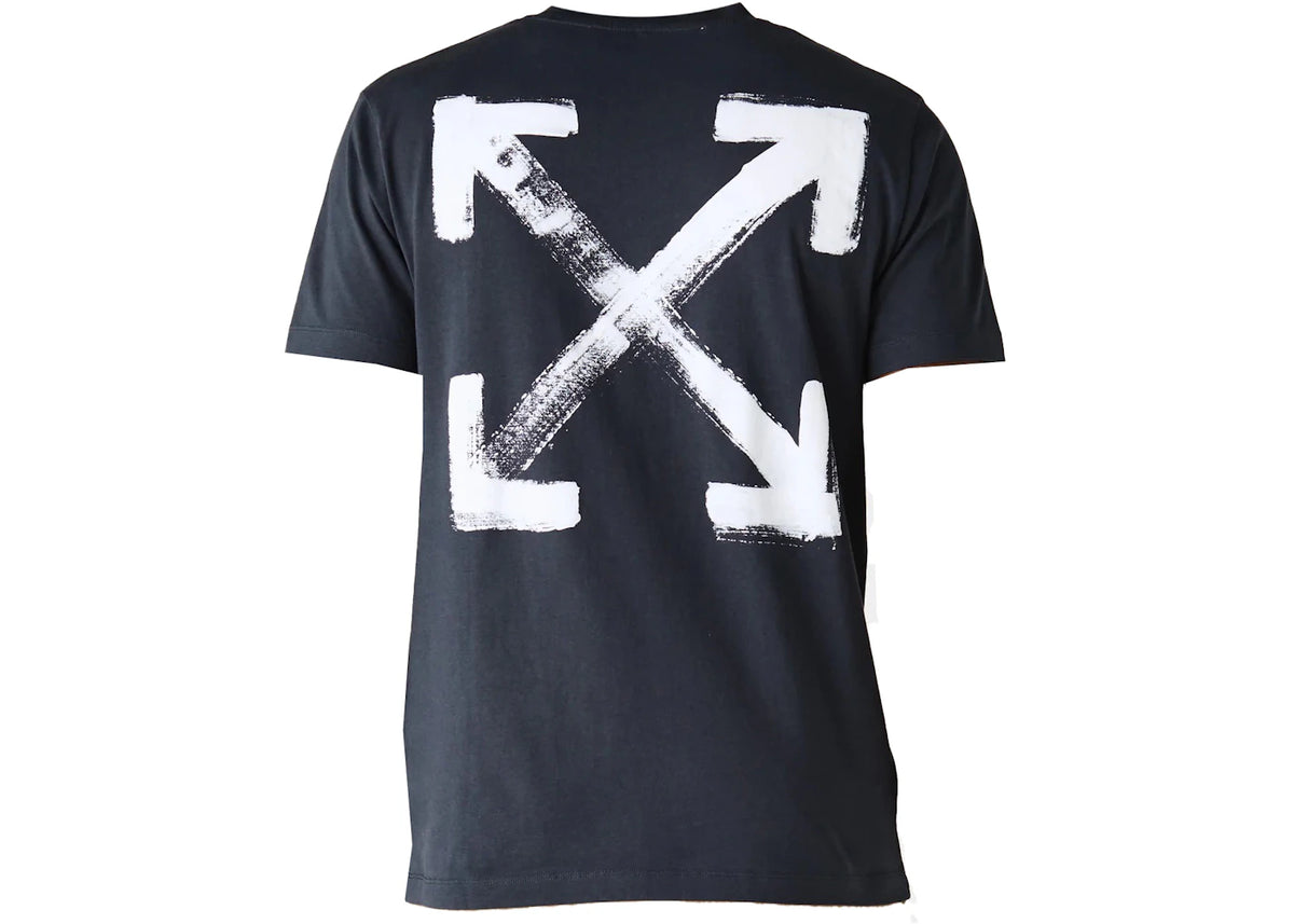OFF-WHITE Paint Arrow Slim S/S T-shirt Outerspace/White