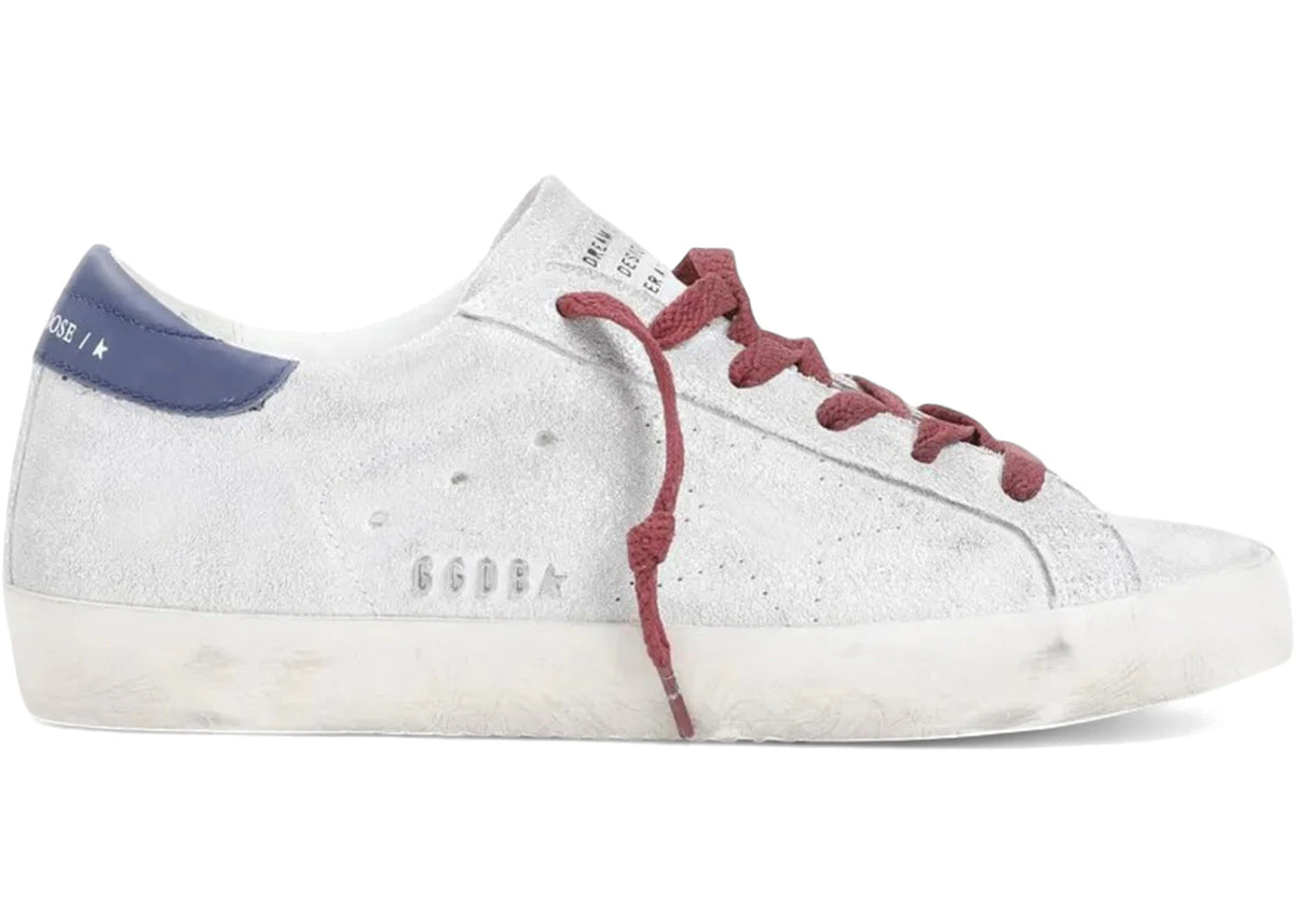 Golden Goose Super-Star Silver White Blue (Women's)