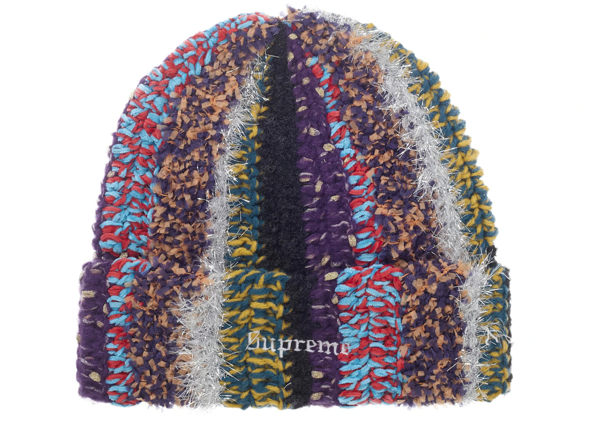 Supreme Tinsel Stripe Beanie Multicolor