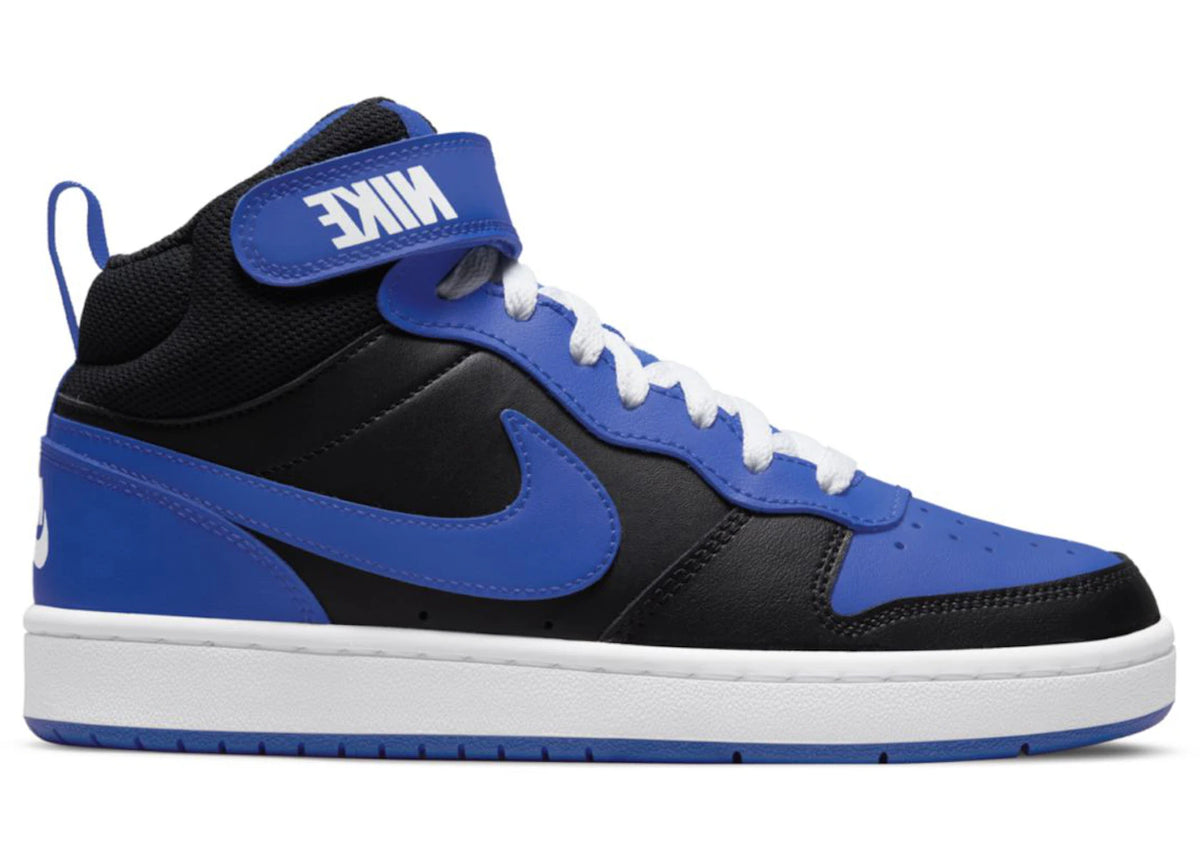 Nike Court Borough Mid 2 Black Game Royal (GS)