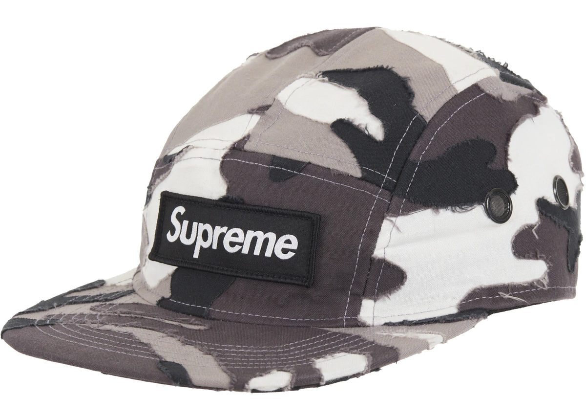 Supreme Layered Camo Camp Cap Snow Camo