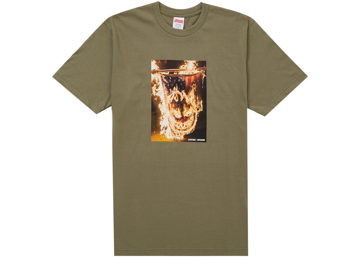 Supreme Spitfire Flag Tee Olive