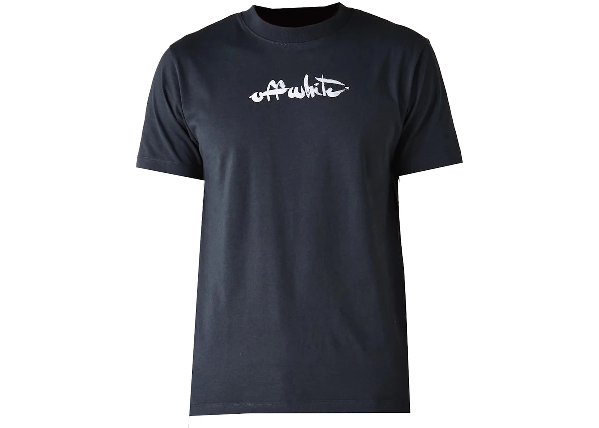 OFF-WHITE Paint Arrow Slim S/S T-shirt Outerspace/White