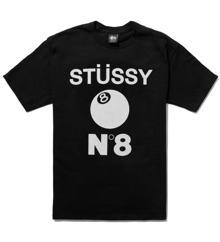 Stussy No.8 T-Shirt Black