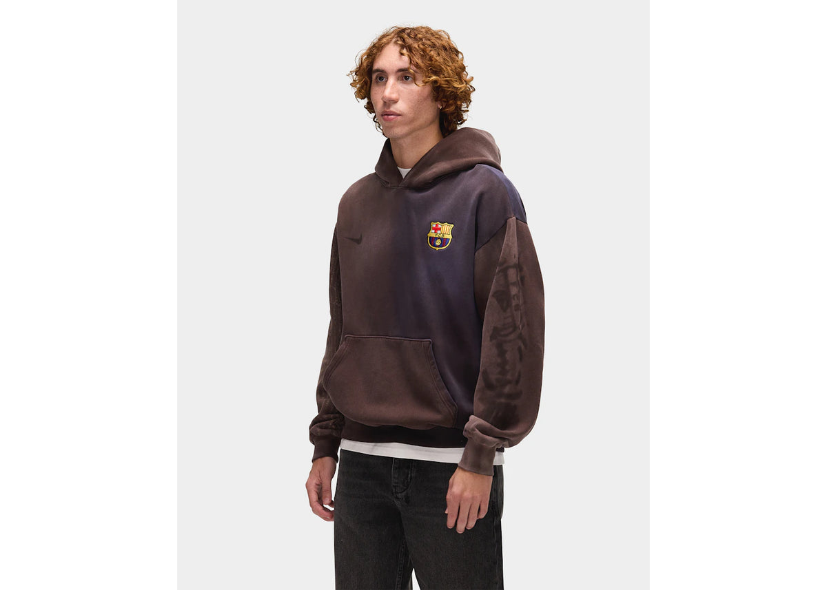Travis Scott x Nike x FC Barcelona Split-Dye Crest Hoodie Multicolor