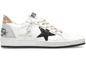 Golden Goose Ball Star White Black Gold Ice (Women's)