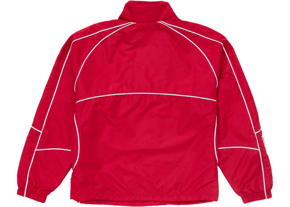 Reflective Piping Pullover Red