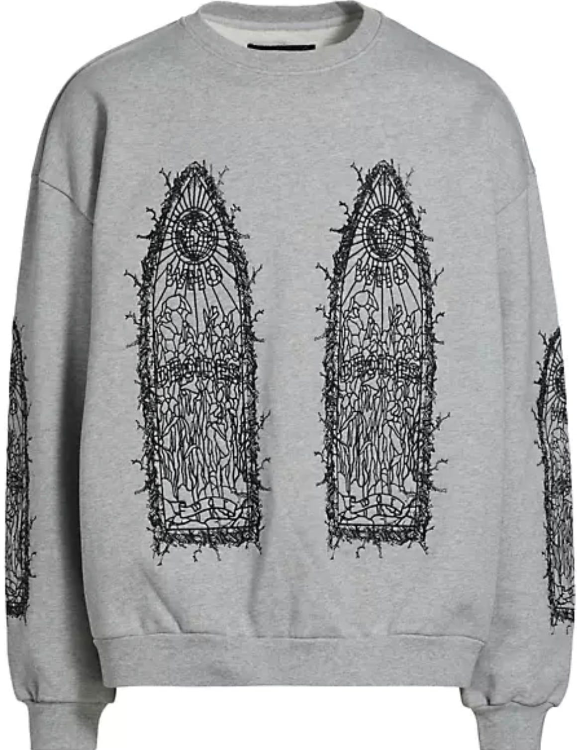 Who Decides War Thorned Pullover Grey