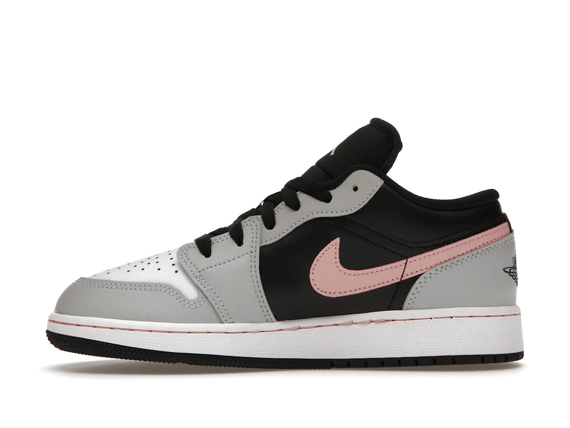 Jordan 1 Low Black Grey Pink (GS)