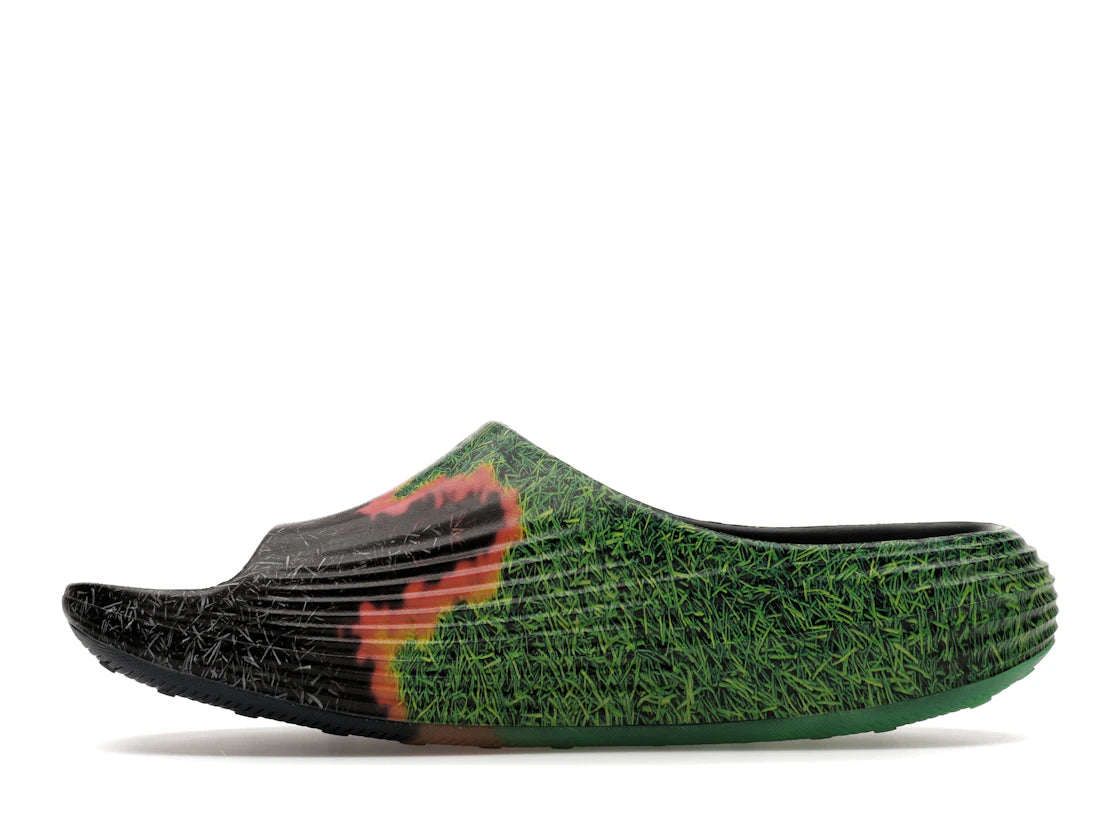 Nike ReactX Rejuven8 Slide .SWOOSH Touch Grass Dark Smoke Grey Kelly Green